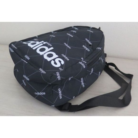 adidas 5149887 Unisex Monogram Black Core Mini Backpack - Picture 8 of 9